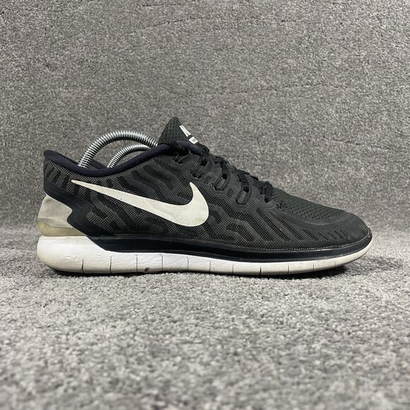Nike Free 5.0 Men’s Athletic Running Shoes 724382-002 Black White Size 10 M main image 5